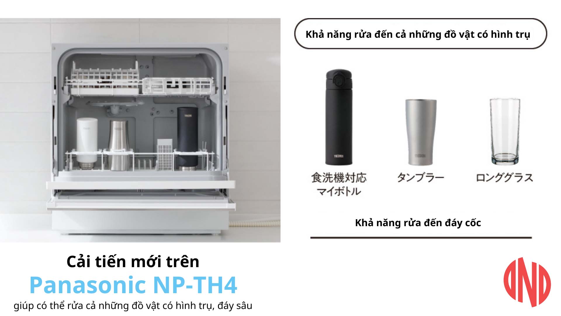 Máy rửa bát Panasonic NP-TH4