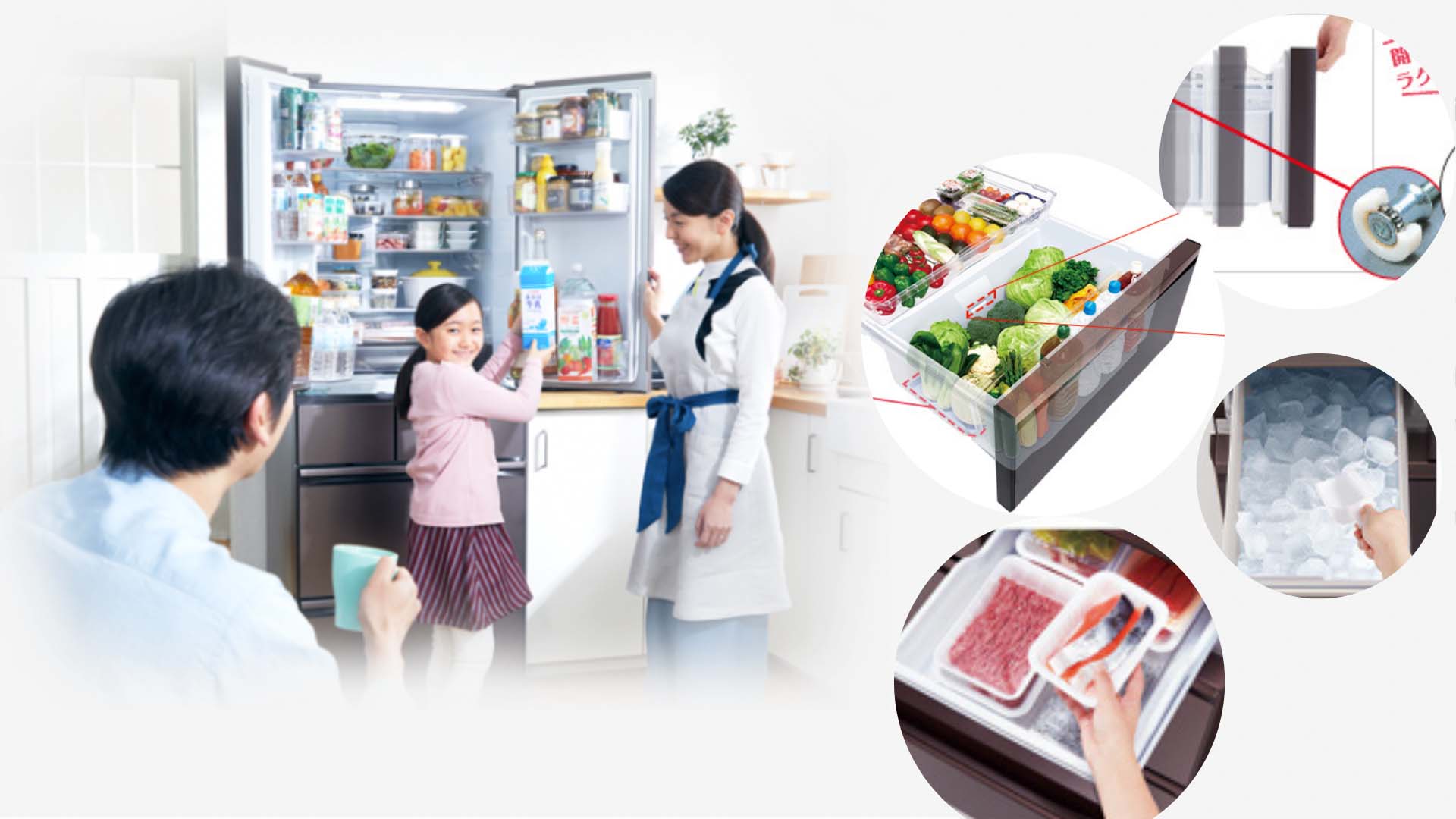 Tủ lạnh Mitsubishi MR-WXD70G-XT 700L